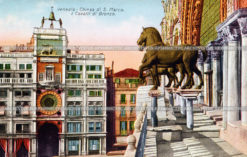 Старая поздравительная почтовая открытка начала двадцатого века