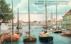 Панорама набережной города Антвер