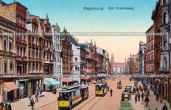 Улица  Брайтер вег в Магдебурге. Ге