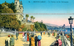 Терраса казино в Монте-Карло. Монак