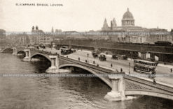 Мост Блэкфрайерс в Лондоне. Англия