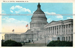 Вид здания Капитолия. Вашингтон, D.C.