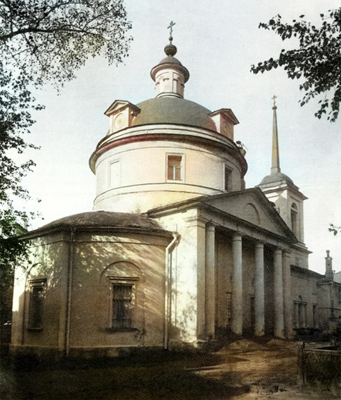 Церковь Бориса и Глеба на Поварской_цвет