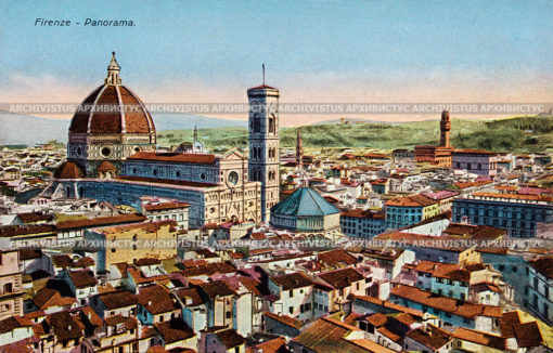 Панорама Флоренции с кафедральным