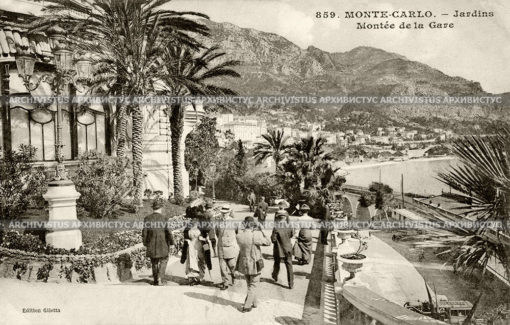 Монте-Карло. Сады и террасы Казино. Монако.
