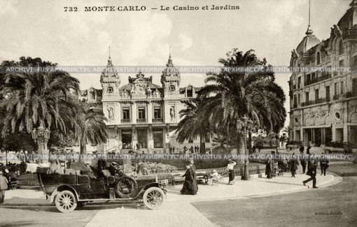 Монте-Карло. Сады и террасы Казино. Монако