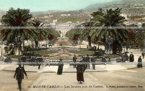 Монте-Карло. Сады и террасы Казино. Отель Beausoleil. Монако