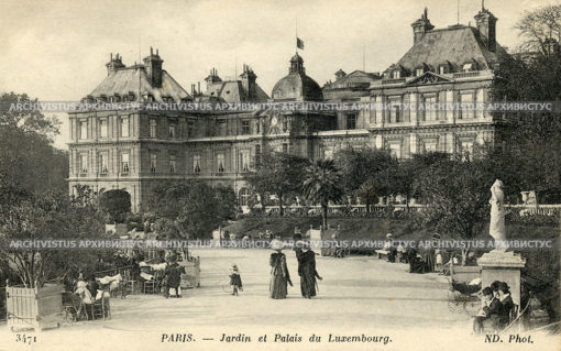 Люксембургский сад и дворец. Париж.