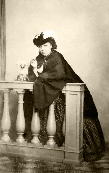 Графиня Лидия Арсеньевна Нессельроде (кн. Друцкая-Соколинская) фото 1860г