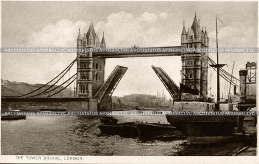 Тауэрский мост в Лондоне. Англия