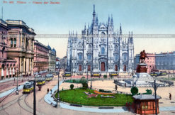 Площадь Дуомо в Милане. Италия