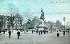 Площадь Республики в Париже. Франц