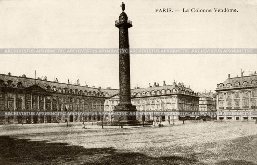Вандомская колонна в Париже. Франц