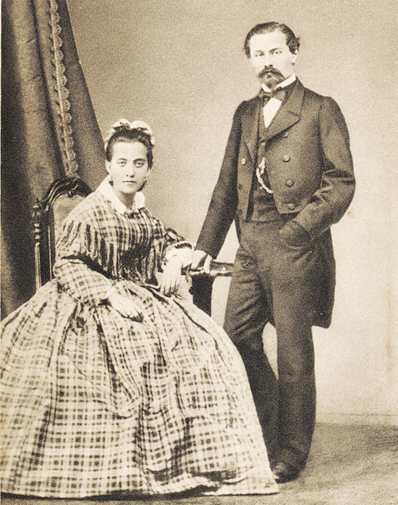 Шарлотта и Анри Брокар 1864 год