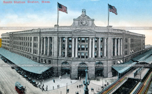 Южный вокзал в Бостоне. США