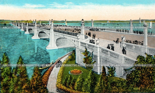 Мост Макартура. Детройт. США