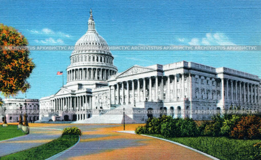 Здание Капитолия. Вашингтон, D.C. США