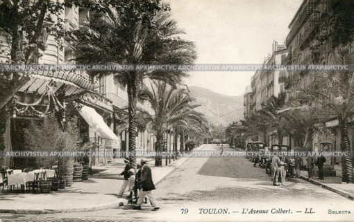 Авеню Кольбер в Тулоне. Франция